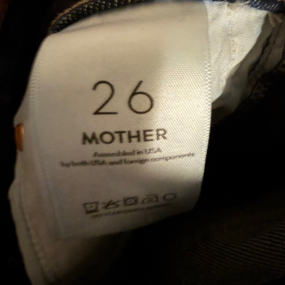 Mother jeans The Fangirl Flood barrel leg yee haw 26 loose baggy denim boho - Picture 6 of 7